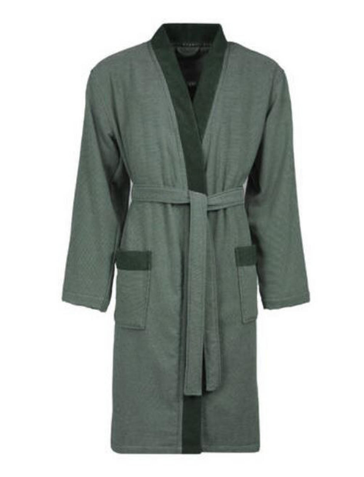 BADEMANTEL Francesco M Herren  - Grau, Basics, Kunststoff/Textil (Mnull) - Vossen