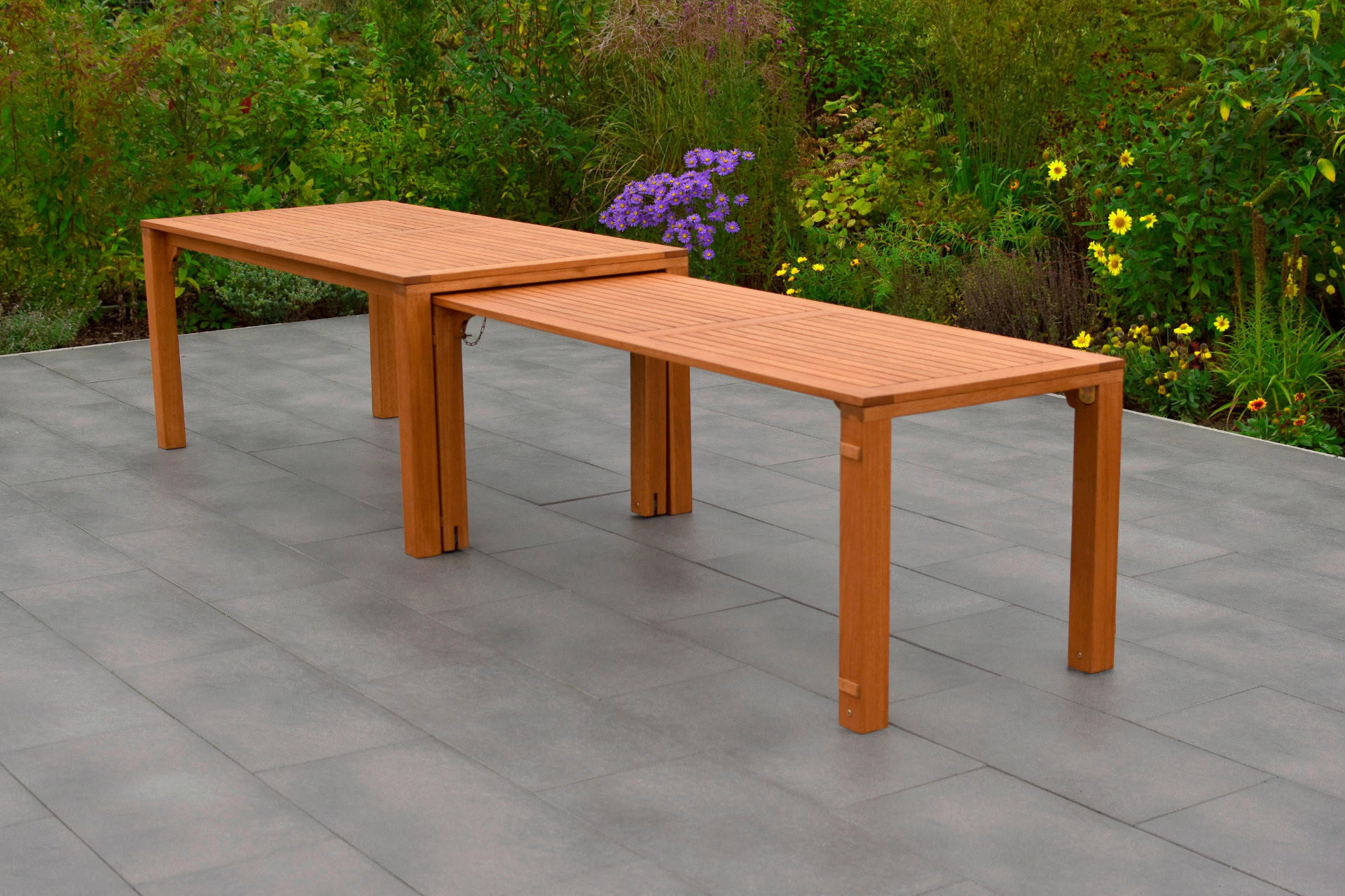 GARTENTISCH 185/90/76 cm Holz rechteckig  - Braun, KONVENTIONELL, Holz (185/90/76cm) - Gardenson