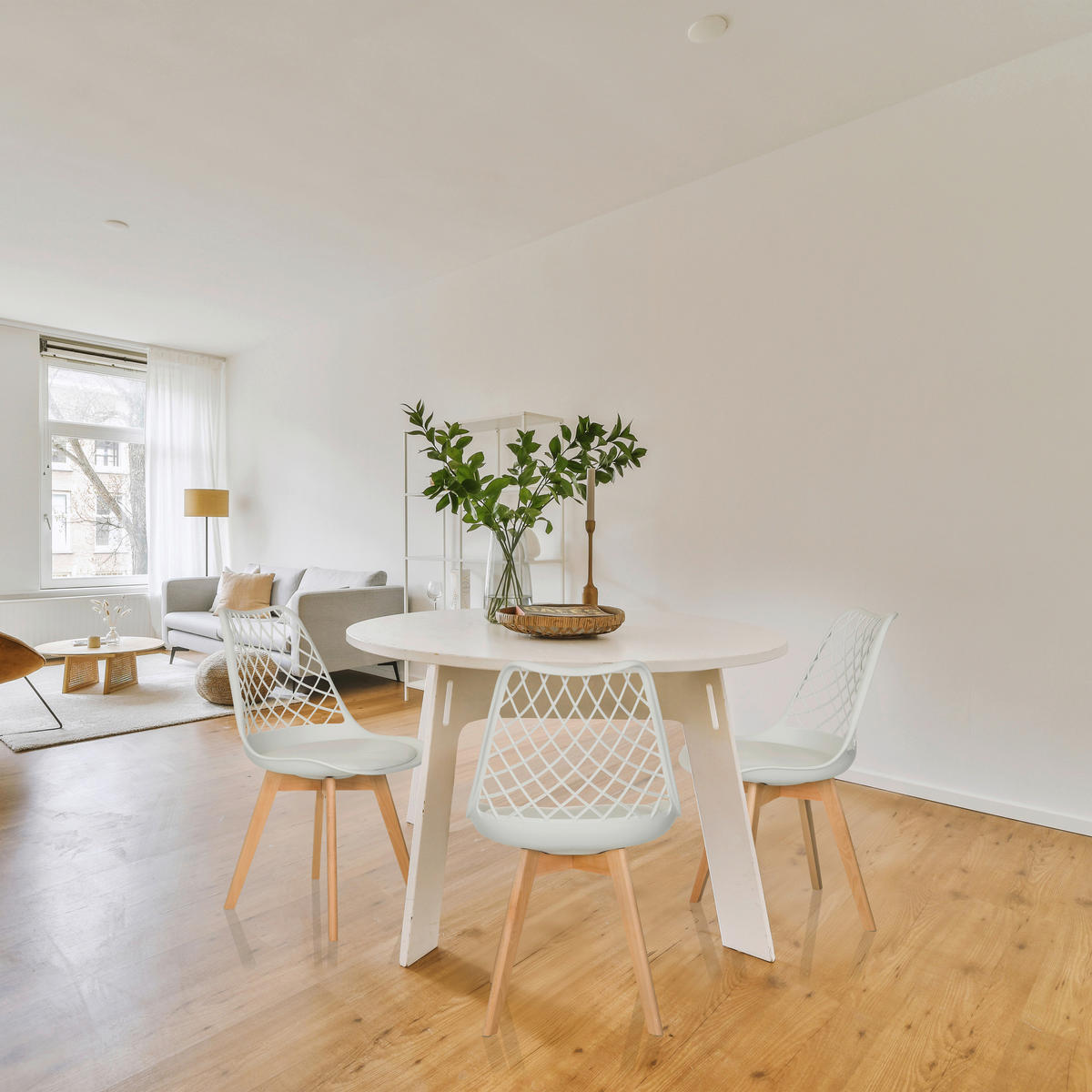 BESUCHERSTUHL  in Weiß  - Buchefarben/Weiß, MODERN, Holz/Kunststoff (49/81/53cm) - MID.YOU