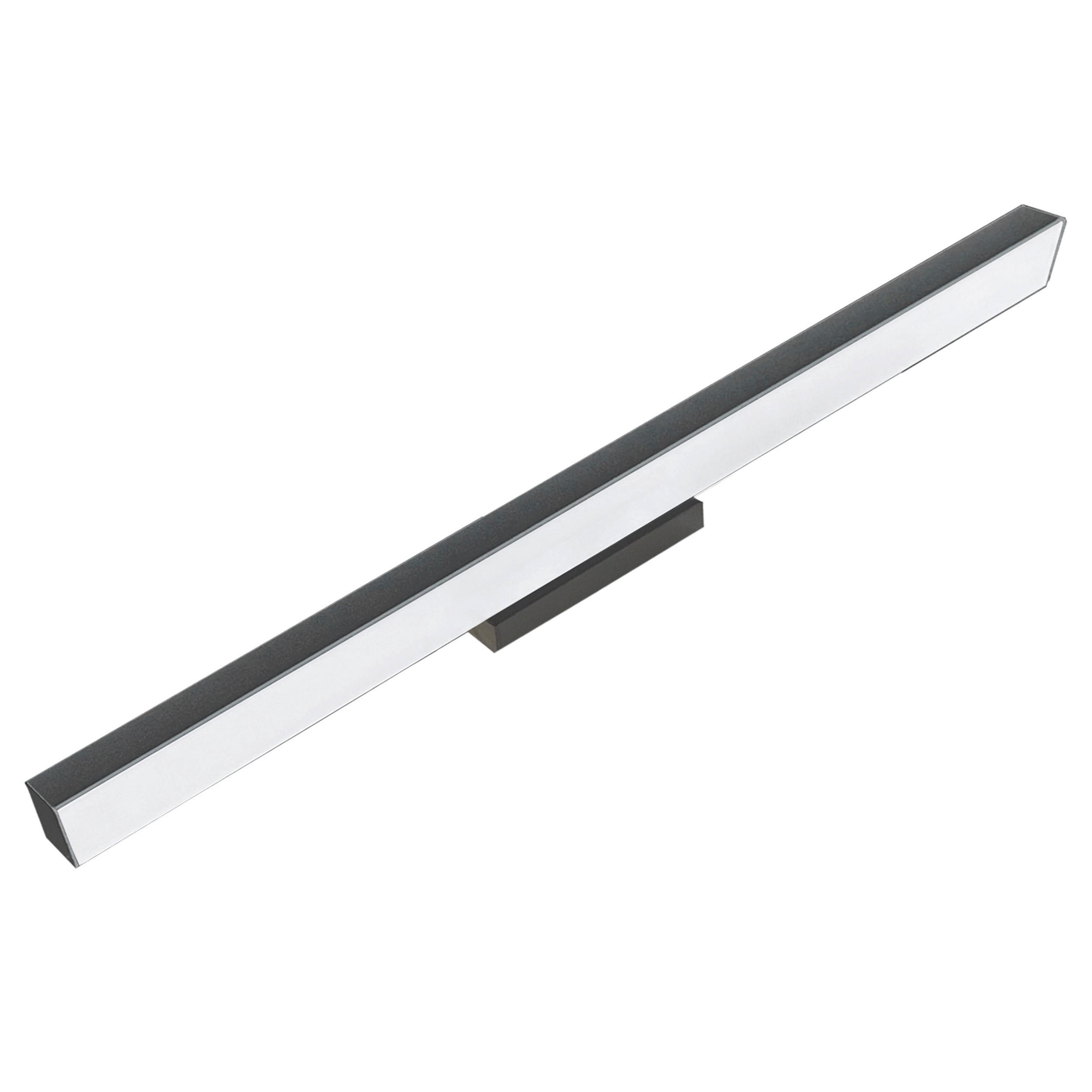 BADEZIMMER-WANDLEUCHTE Aqua  3/66,5/7 cm  - Schwarz, Design, Metall (3/66,5/7cm)