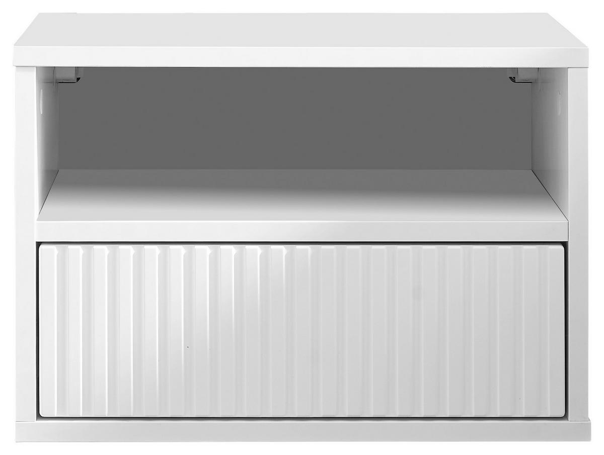 NACHTSCHRANK 46/31/32 cm  - Weiß, KONVENTIONELL, Holzwerkstoff (46/31/32cm) - Boxxx