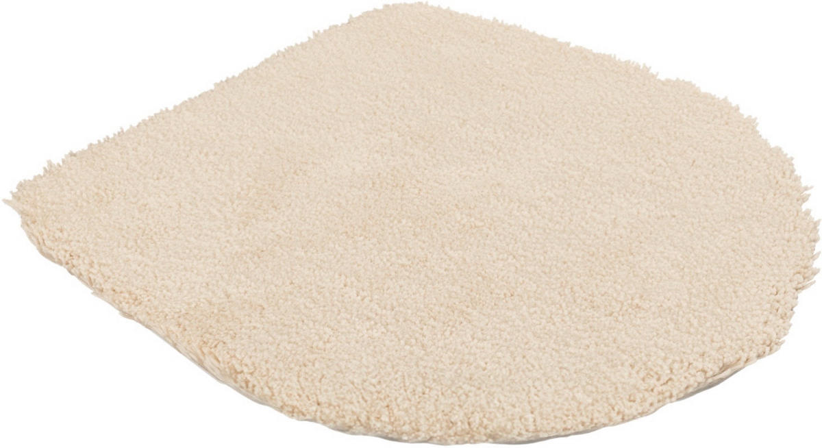 WC-DECKELBEZUG Perlmutt 47/53 cm  - Perlmutt, Basics, Textil (47/53cm) - Grund