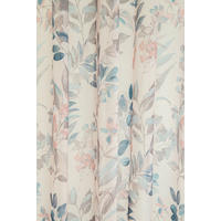 FERTIGVORHANG transparent  - Pastellblau, KONVENTIONELL, Textil (140/245cm)