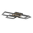 LED-DECKENLEUCHTE Worcester 70/38/7,5 cm  - Braun, Basics, Holz/Kunststoff (70/38/7,5cm) - Novel