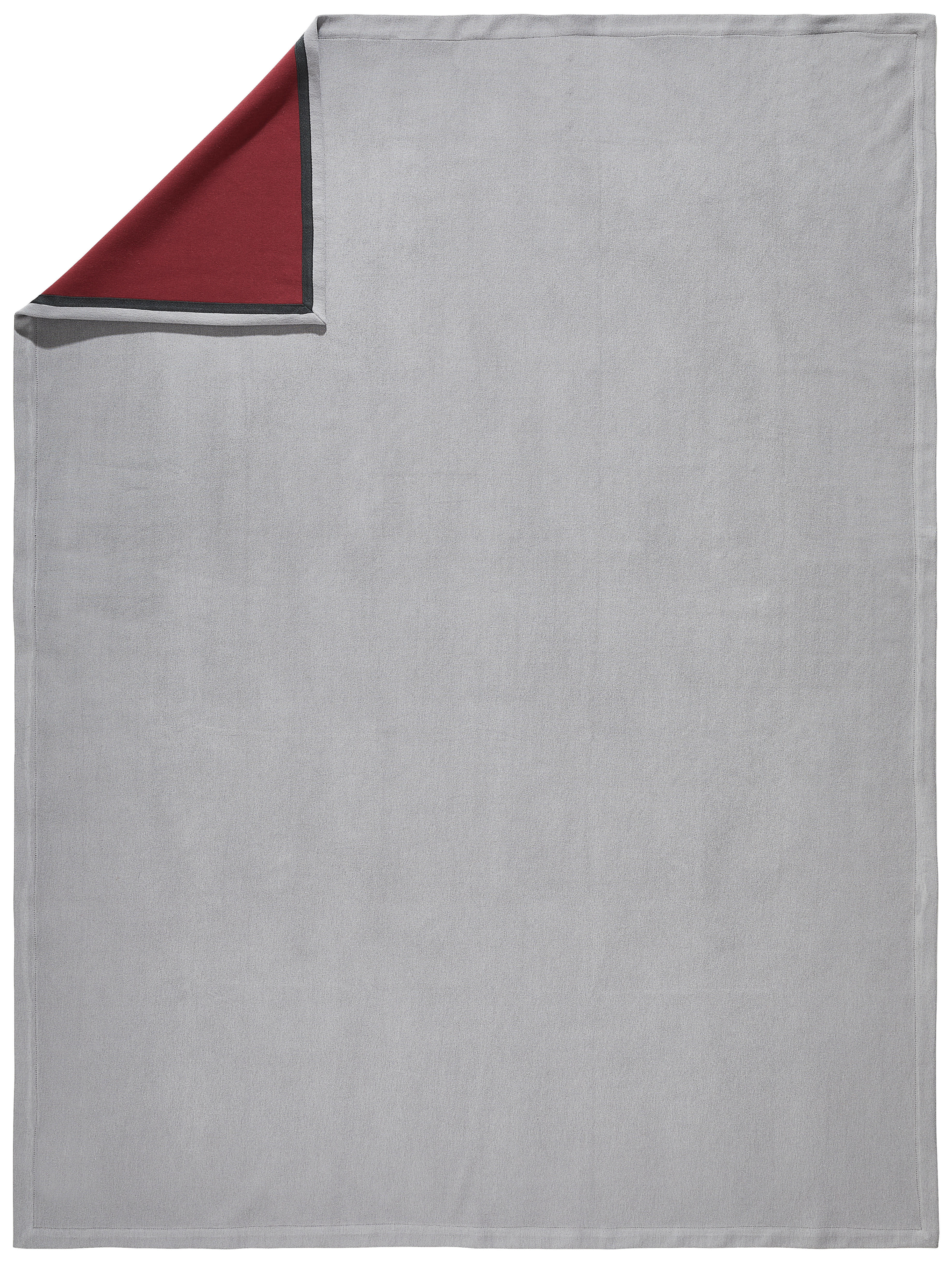 WOHNDECKE Tivat 130/170 cm  - Beere/Silberfarben, Design, Textil (130/170cm) - Dieter Knoll