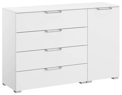 SIDEBOARD  in 120/81/42 cm  - Silberfarben/Alufarben, Design, Holzwerkstoff/Kunststoff (120/81/42cm) - Novel