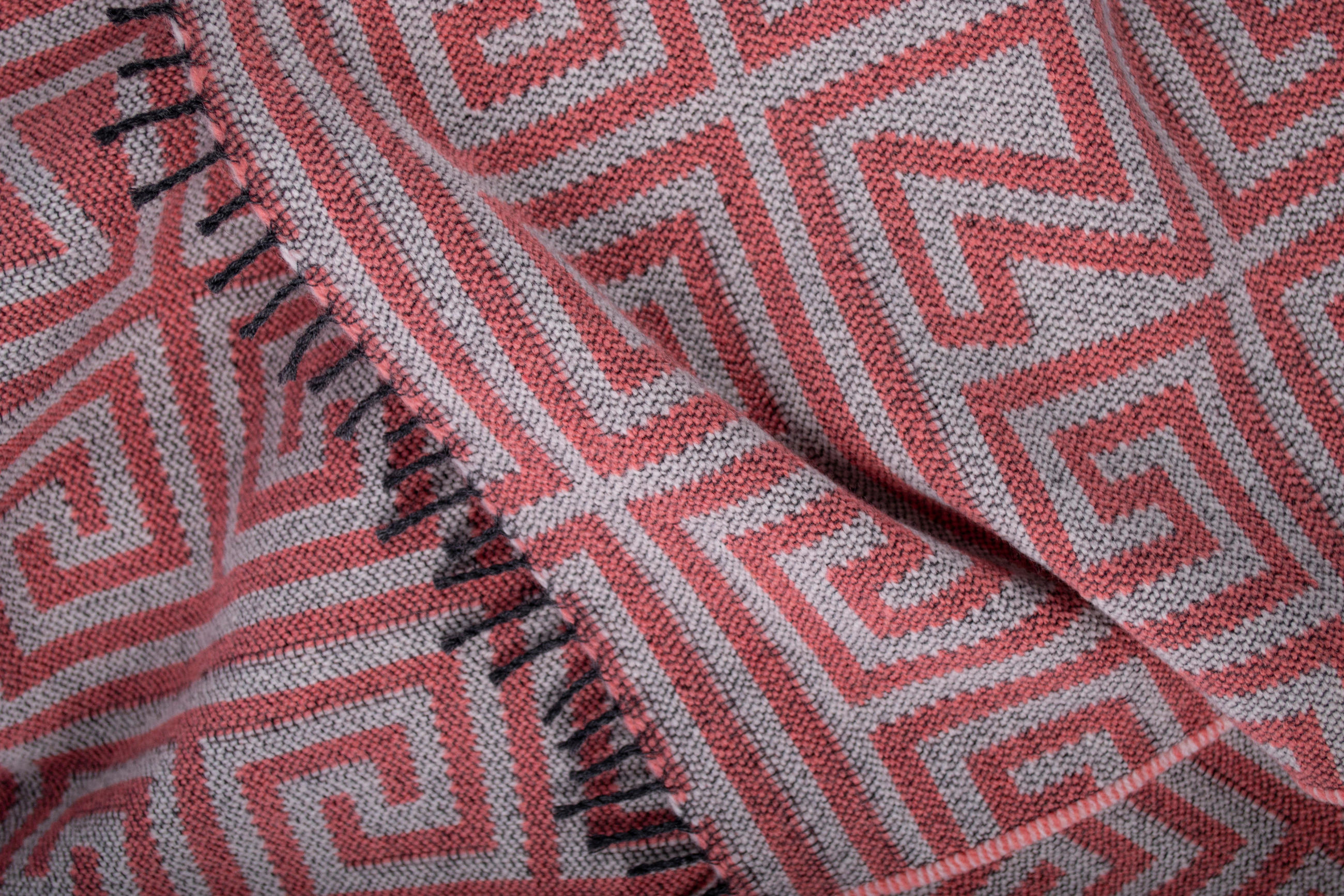 Thumbnail - Zoeppritz Tagesdecke Legacy, Koralle, Textil, 140x190 cm, Fransen, Wohntextilien, Decken, Plaids