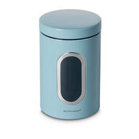VORRATSDOSE 1,4 l  - Hellblau, MODERN, Metall (12/18/12cm) - Echtwerk
