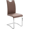 HOUPACÍ ŽIDLE, cappuccino - cappuccino, Design, kov/textil (43/100/57cm) - Carryhome