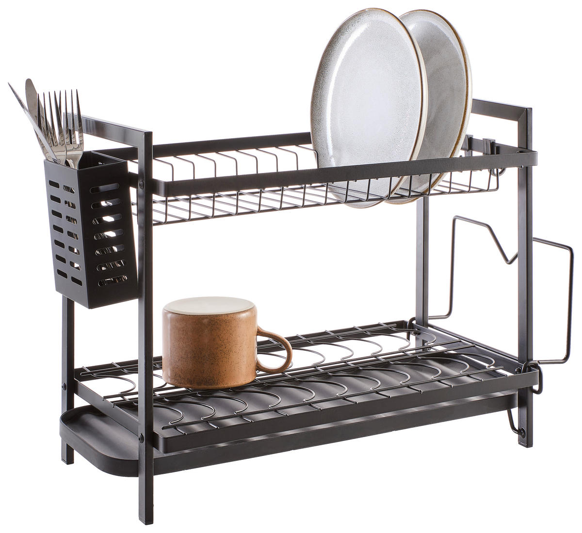 OCJEĐIVAČ POSUĐA     52,5/24,5/34 cm       - crna, Basics, metal/plastika (52,5/24,5/34cm) - Homeware Profession.