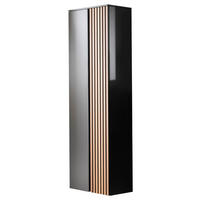 GARDEROBENSCHRANK  in 60/180/30 cm  - Anthrazit/Nussbaumfarben, Design, Holz/Holzwerkstoff (60/180/30cm) - Moderano