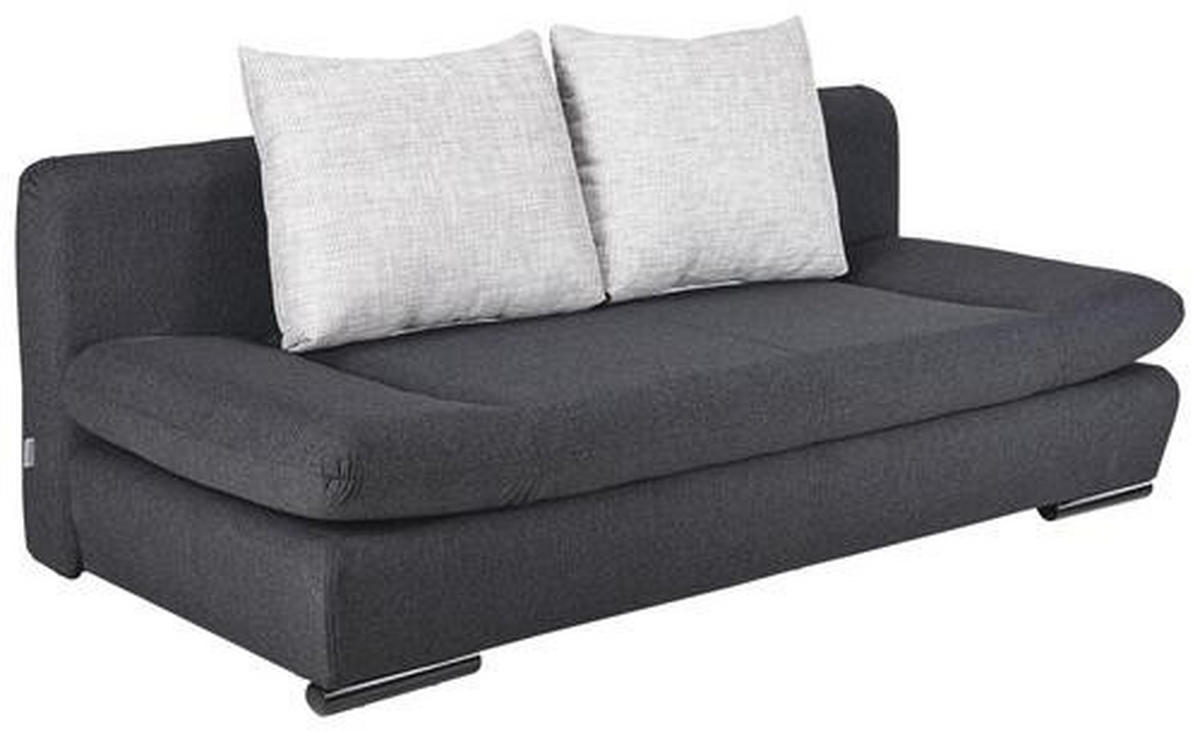 SCHLAFSOFA in Anthrazit, Hellgrau  - Anthrazit/Hellgrau, Konventionell, Holz/Textil (200/75/92cm) - MID.YOU