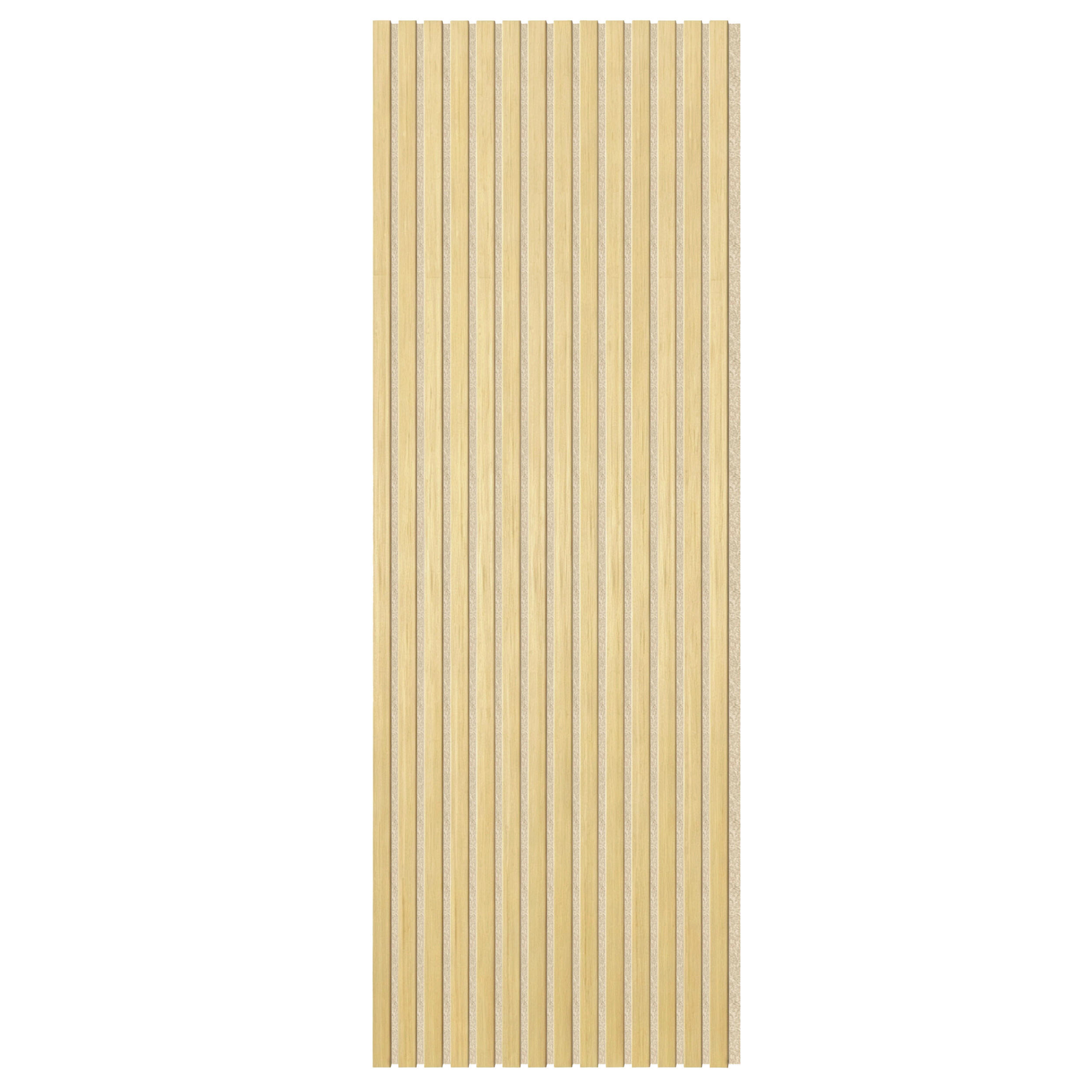 AKUSTIKPANEEL Economico Eichefarben 244/56/1,8 cm  - Eichefarben, Basics, Holzwerkstoff/Kunststoff (244/56/1,8cm) - Novel