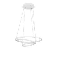 HÄNGELEUCHTE Lobinero-Z 58/110 cm  - Weiß, Design, Kunststoff/Metall (58/110cm) - Connect Z