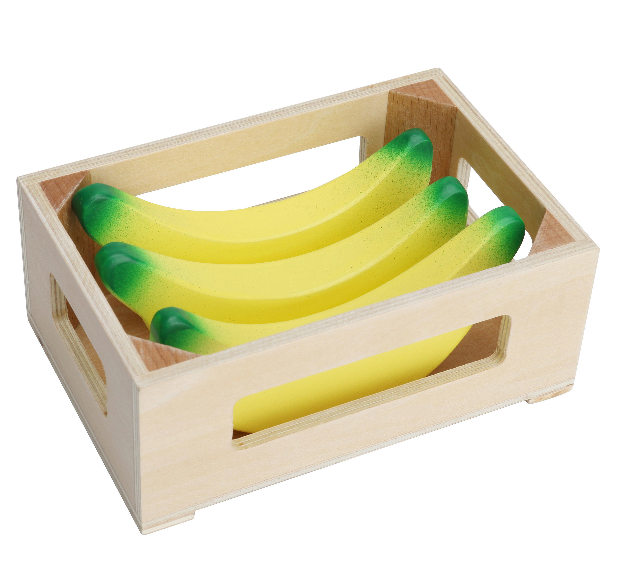 KAUFLADENZUBEHÖR Bananen  - Gelb/Grün, Basics, Holz (13,4/5/9cm) - My Baby Lou