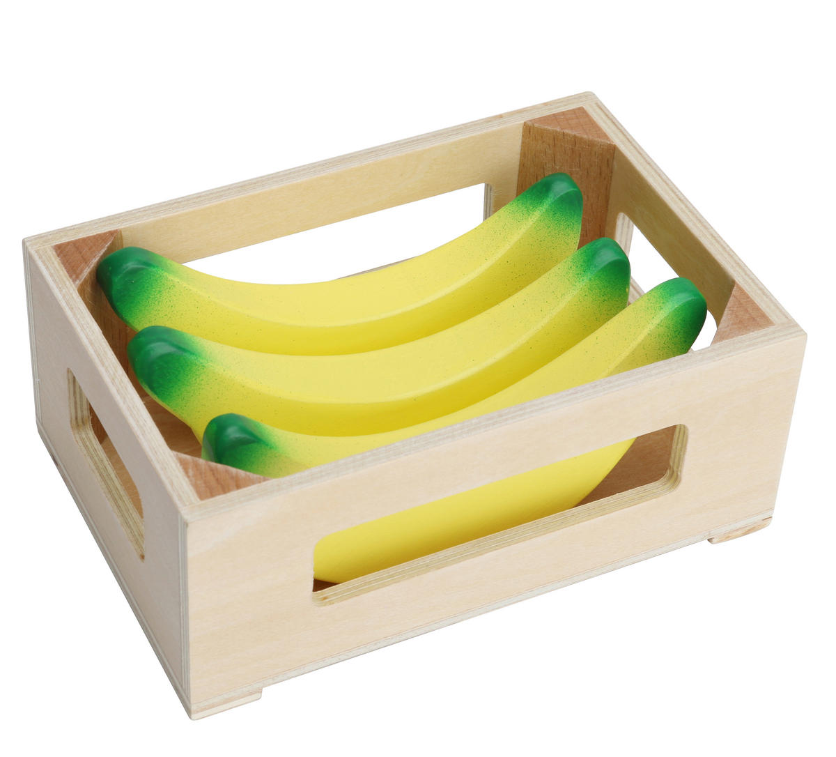 KAUFLADENZUBEHÖR Bananen  - Gelb/Grün, Basics, Holz (13,4/5/9cm) - My Baby Lou