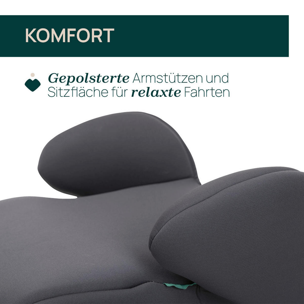 KINDERAUTOSITZ Quasar i-Size  - Grau, Basics, Textil (24/42,4/39cm) - Chicco