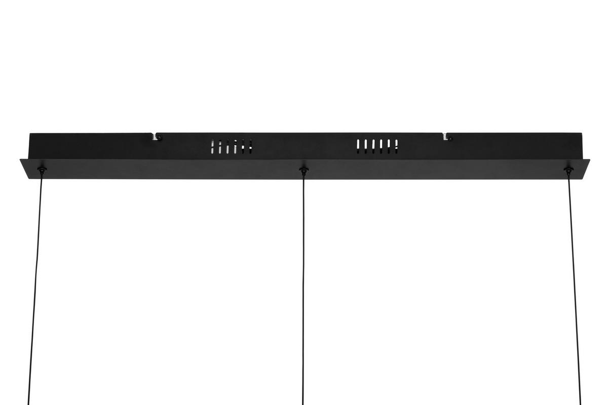 ZÁVĚSNÉ LED SVÍTIDLO, 95/23/150 cm  - černá/barvy zlata, Design, kov/plast (95/23/150cm) - Novel