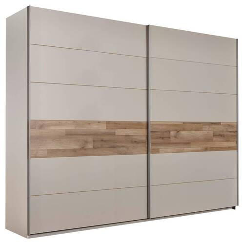 FÜGGESZTETT TOLÓAJTÓS SZEKRÉN tölgyfa, Pezsgő  - ezüst/Pezsgő, Modern, faalapú anyag/fém (270/210/60cm) - MID.YOU