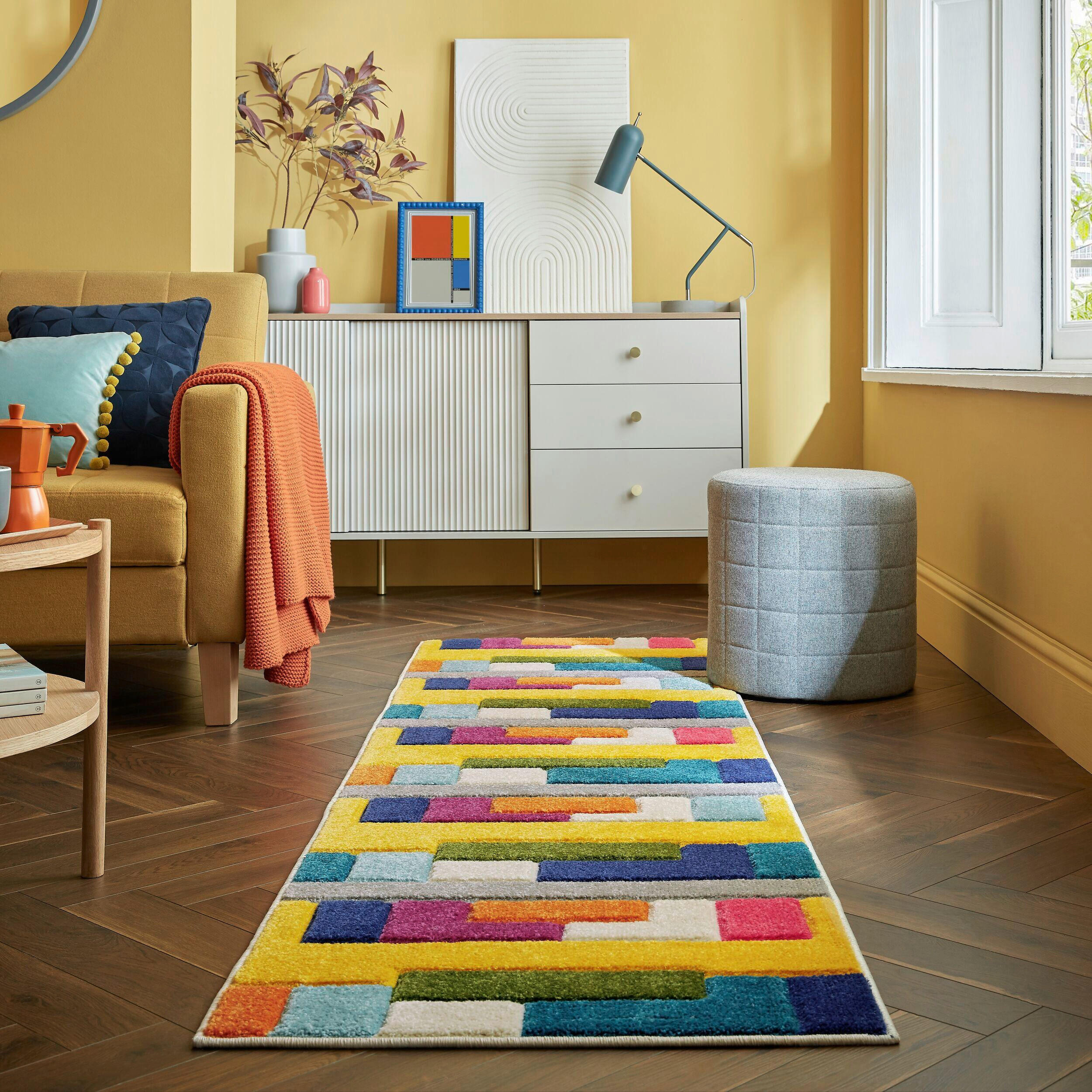 BĚHOUN, 66/300 cm, vícebarevná - vícebarevná, Basics, textil (66/300cm)