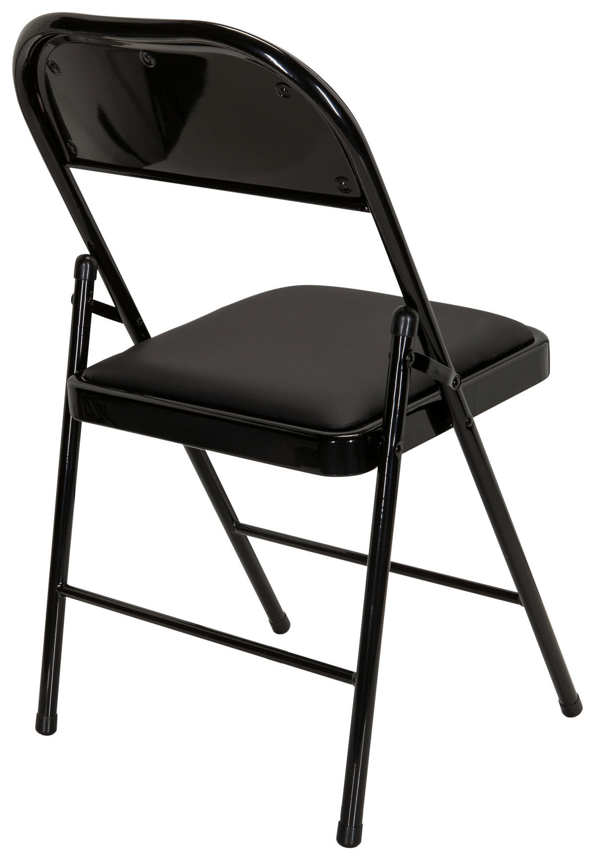 KLAPPSTUHL in Metall, Textil Schwarz  - Schwarz, Basics, Textil/Metall (44/80/49cm) - MID.YOU