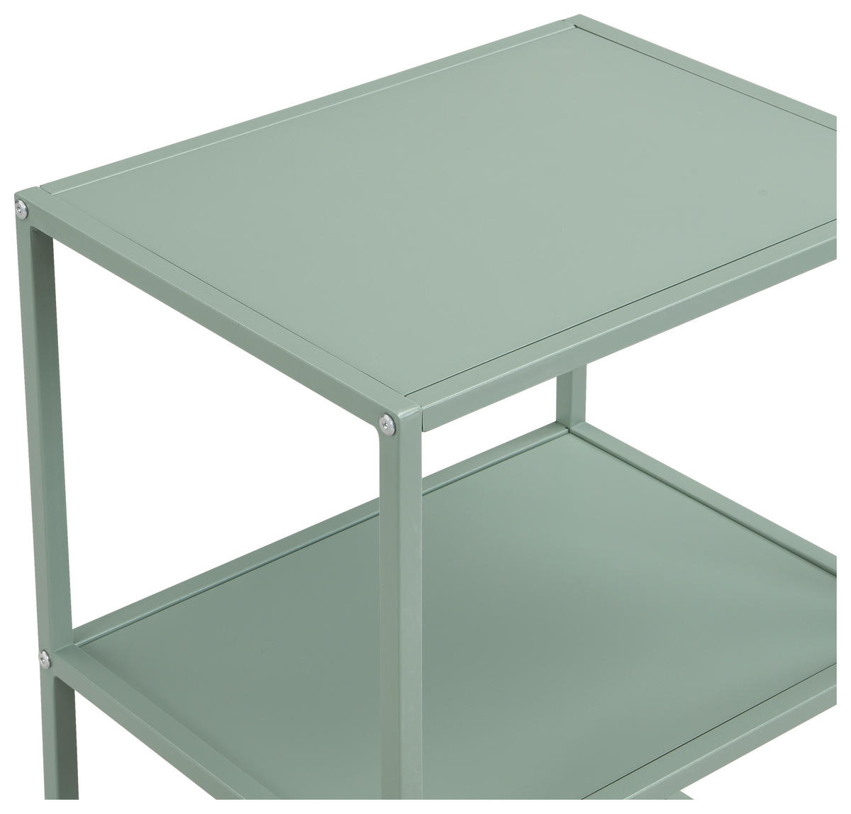 BEISTELLTISCH in Metall, Holzwerkstoff 43/33/60 cm  - Grün, Design, Holzwerkstoff/Metall (43/33/60cm) - home24