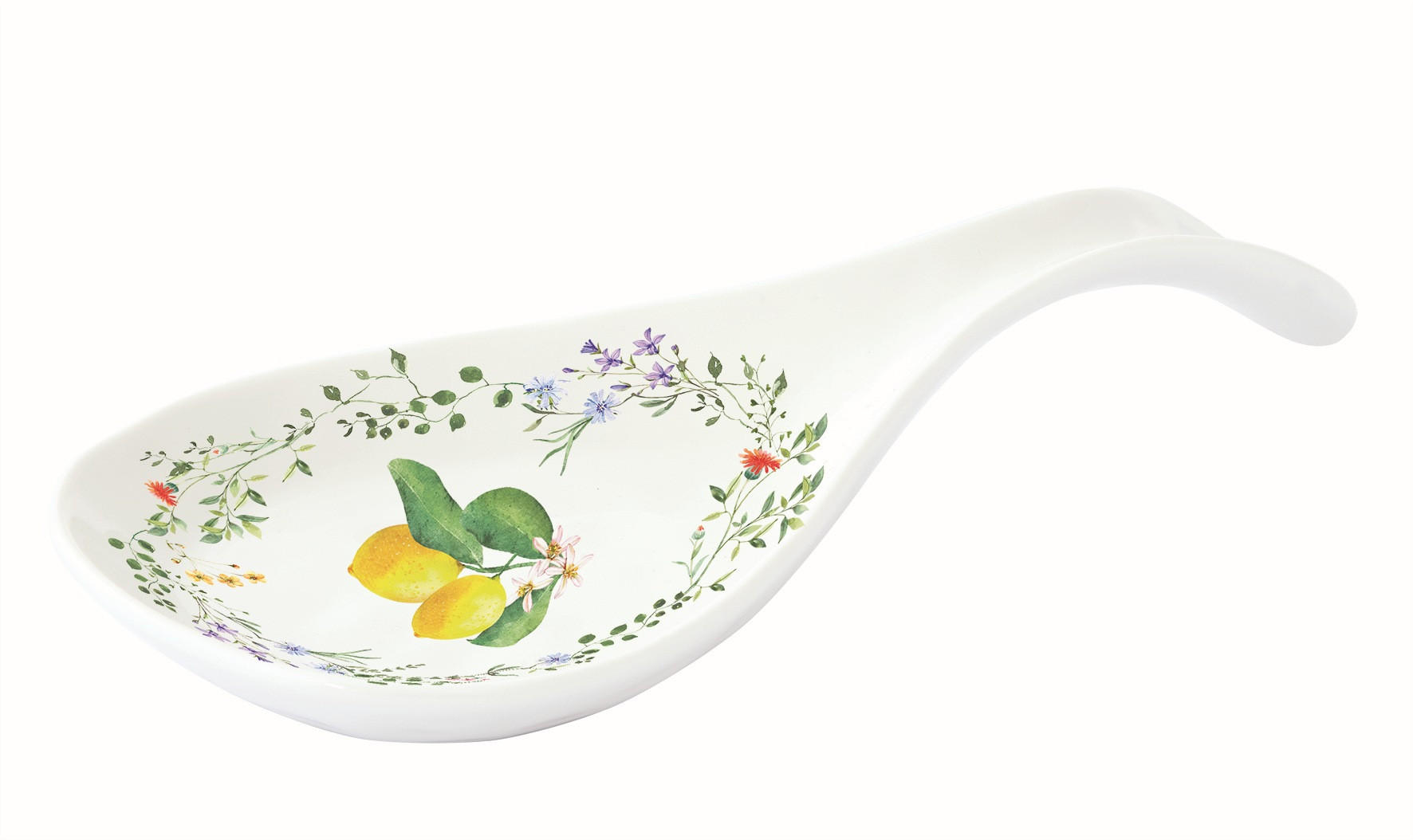 PODSTAVEK ZA KUHALNICO   26/12.5/3.5 cm                  - rumena/zelena, Basics, keramika (26/12.5/3.5cm)