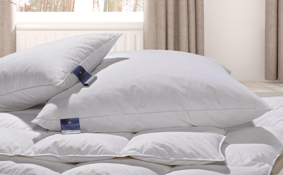 POLŠTÁŘ POD HLAVU, 40/40 cm - bílá, Basics, textil (40/40cm) - Billerbeck