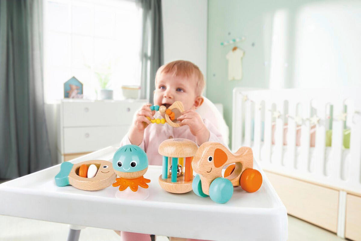 GREIFLING  - Multicolor, Basics, Holz/Kunststoff (0,5kg) - Hape