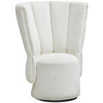 COCKTAILSESSEL - Schwarz/Weiß, Design, Holz/Textil (92/113/70cm) - Belluti