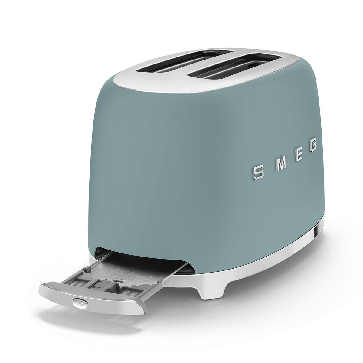 TOASTER  - Grün, Basics, Metall (31/19,5/20cm) - SMEG