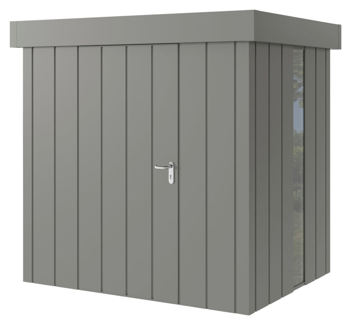 GERÄTEHAUS 229/220/181 cm  - Alufarben, Basics, Metall (229/220/181cm)