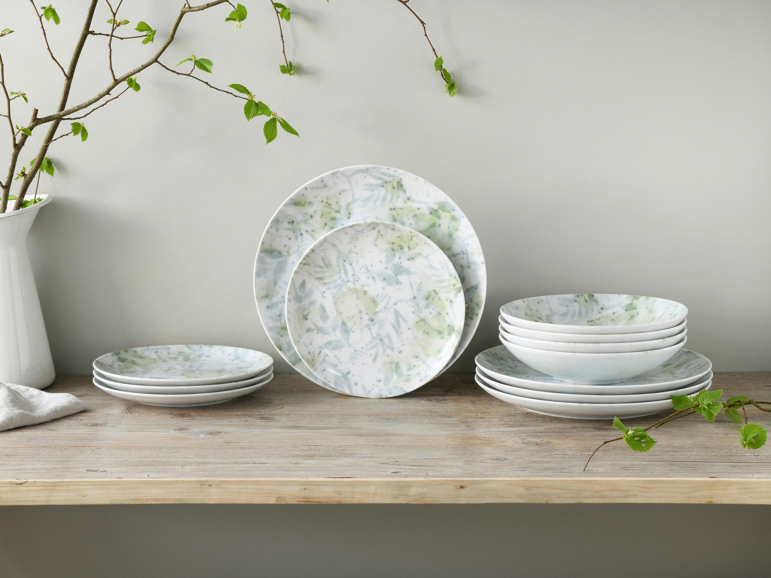 JÍDELNÍ SOUPRAVA, porcelán - vícebarevná, Basics, keramika - Creatable