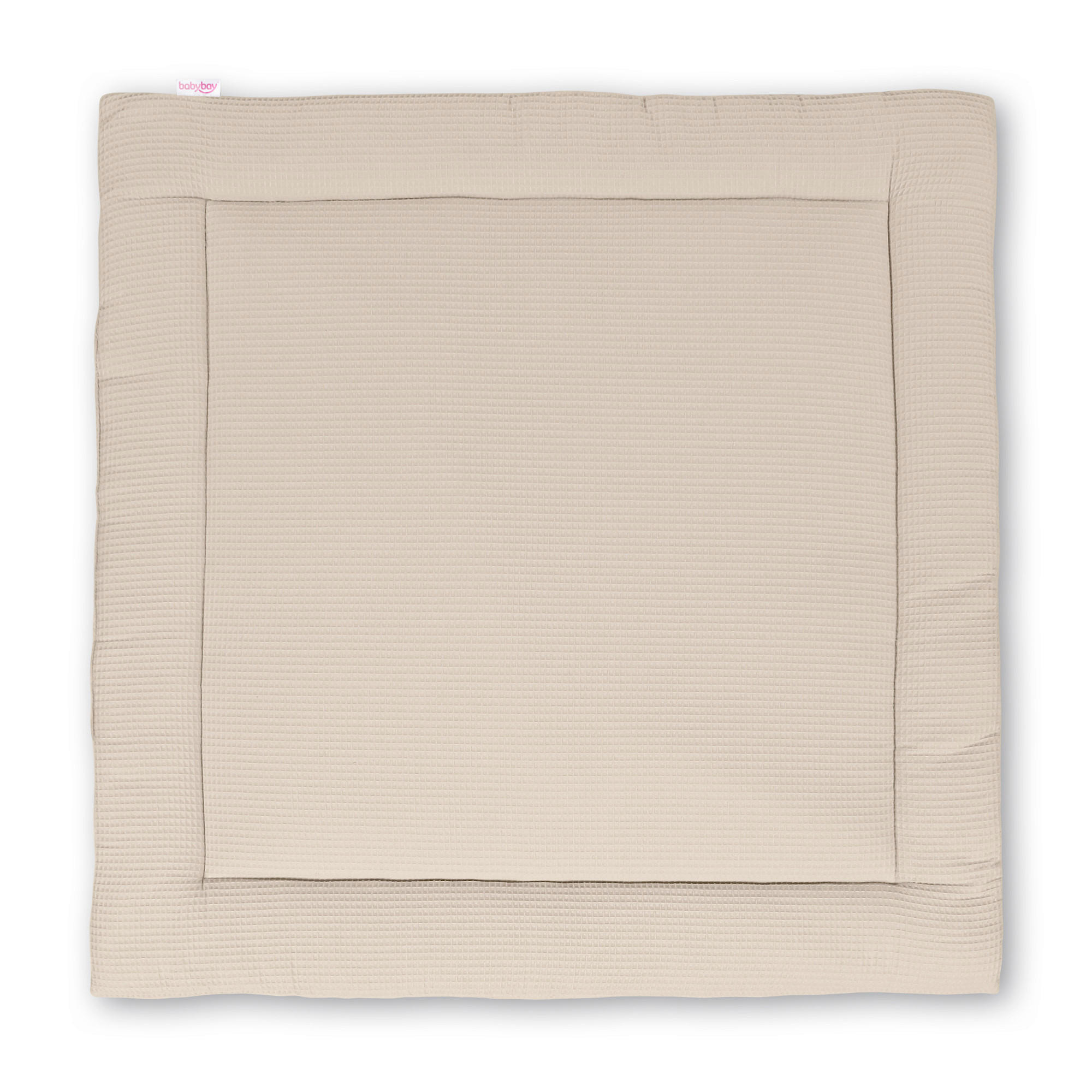 Babybay Krabbeldecke Sand 120x120 cm