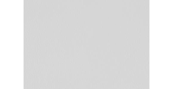 POLSTERBETT Matratze, Lattenrost, Topper Weiß 180/200 cm  - Schwarz/Weiß, KONVENTIONELL, Leder/Holz (180/200cm) - Novel