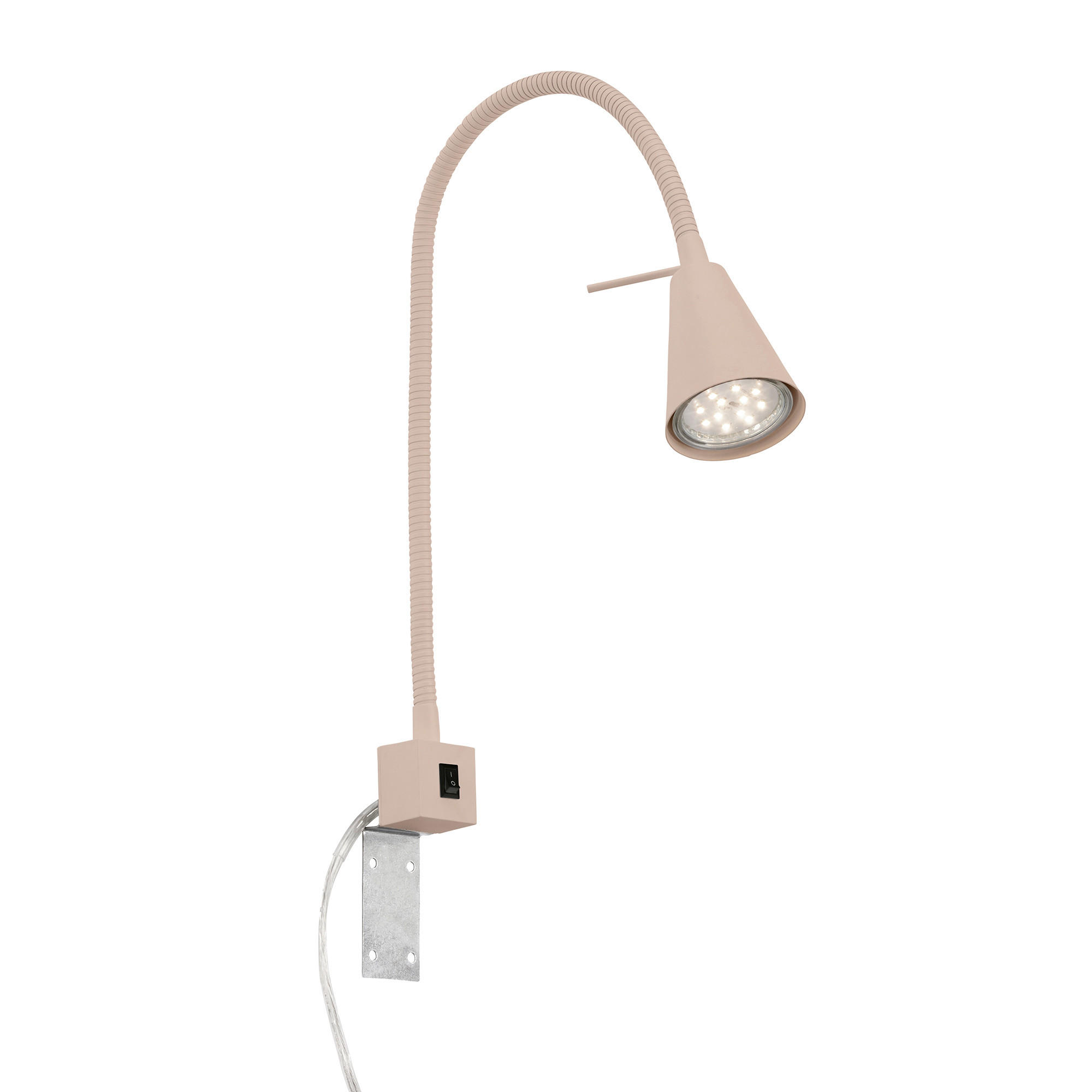 LED-WANDLEUCHTE 21,7/45 cm   - Beige, KONVENTIONELL, Metall (21,7/45cm) - Briloner
