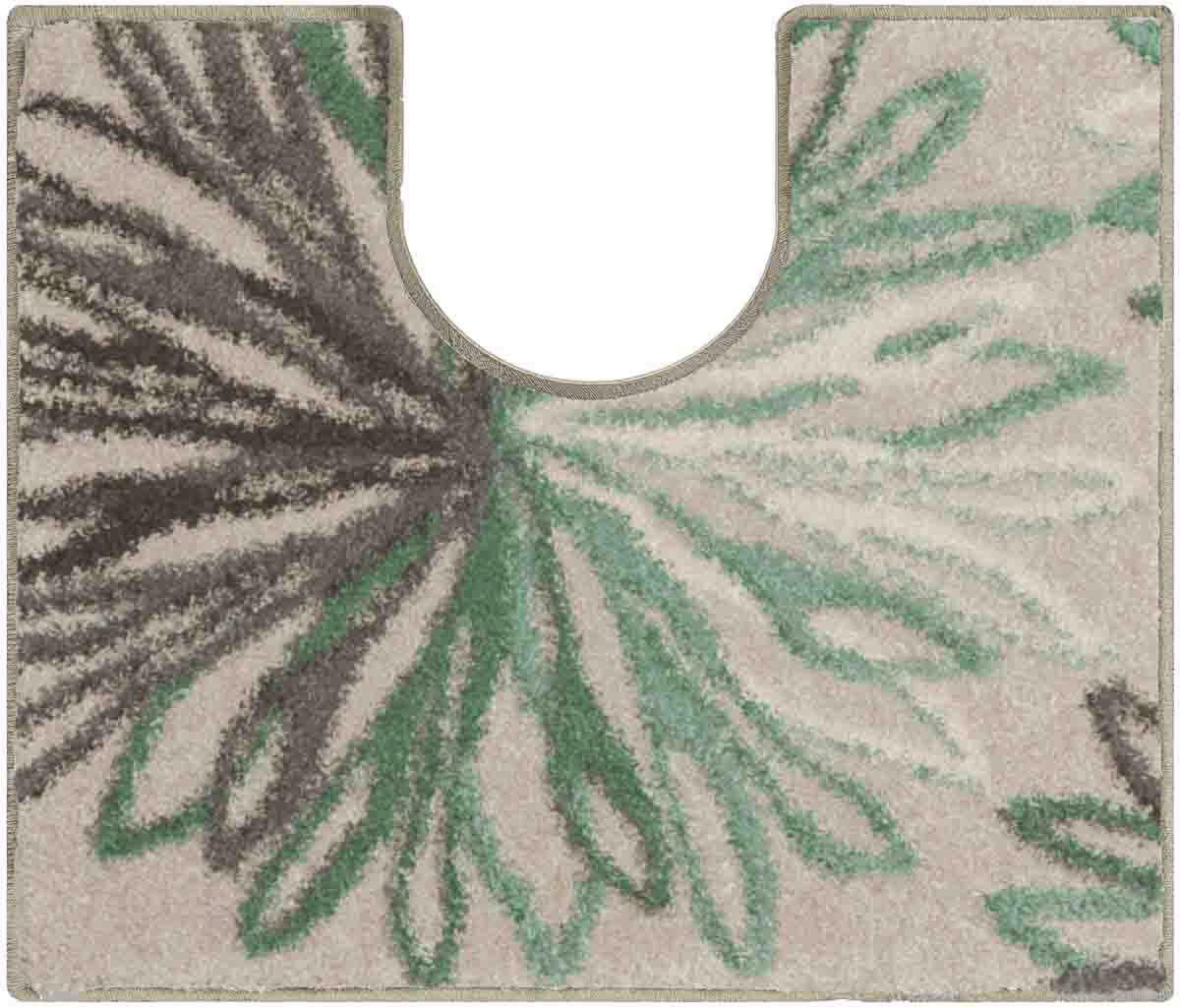 WC-VORLEGER Grün 50/60 cm  - Grün, Design, Kunststoff/Textil (50/60cm) - Grund