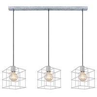 ZÁVĚSNÉ SVÍTIDLO, 95/20/129 cm  - barvy zinku, Design, kov (95/20/129cm) - Globo