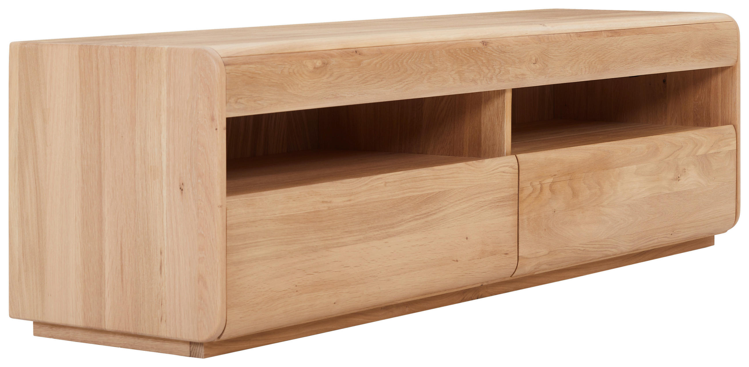 LOWBOARD  in  - Wildeiche, Natur, Holz (180/53/50cm) - Linea Natura