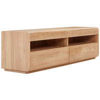 LOWBOARD  in  - Wildeiche, Natur, Holz (180/53/50cm) - Linea Natura