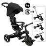 DREIRAD EXPLORER TRIKE 4in1  - Schwarz, Basics, Kunststoff (95/47/97,5cm) - GLOBBER
