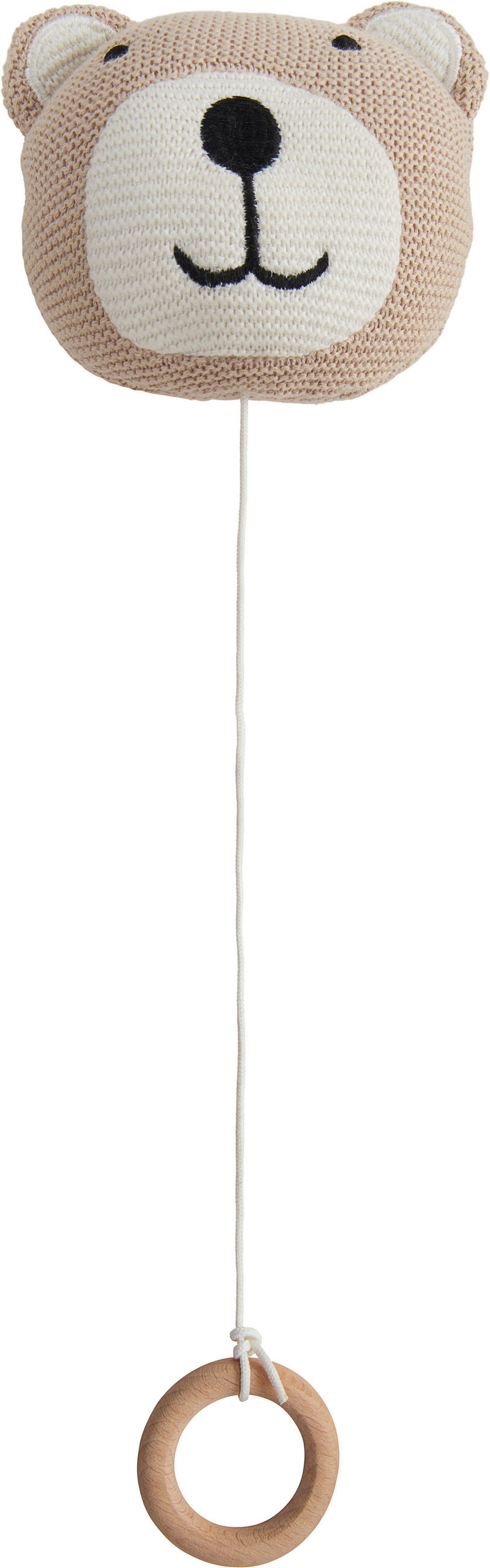 MUZIČKA IGRAČKA NA POVLAČENJE - prirodna boja, Prirodno, tekstil (13/13cm) - Avelia
