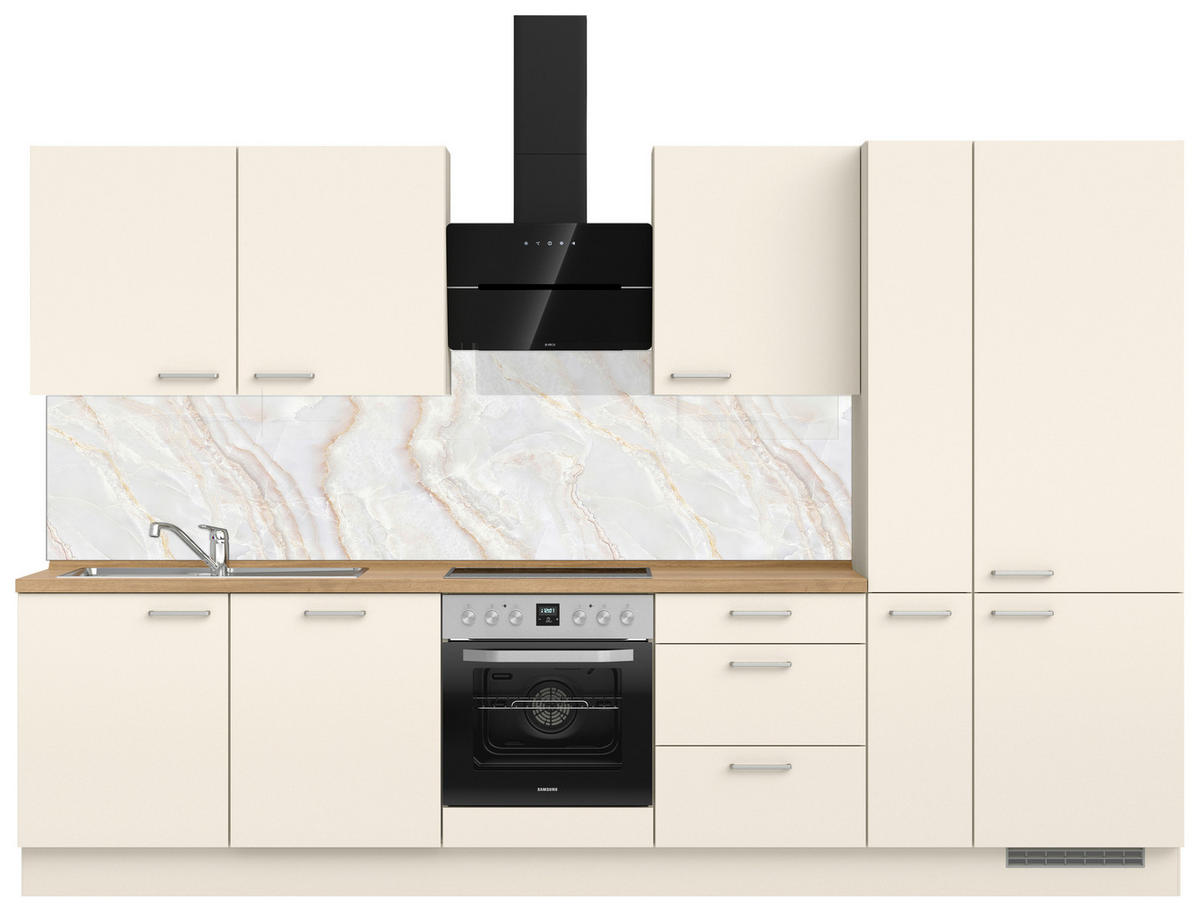 KÜCHENRÜCKWAND  - Sandfarben/Beige, Basics, Kunststoff/Metall (240/63,7/0,6cm) - Fani