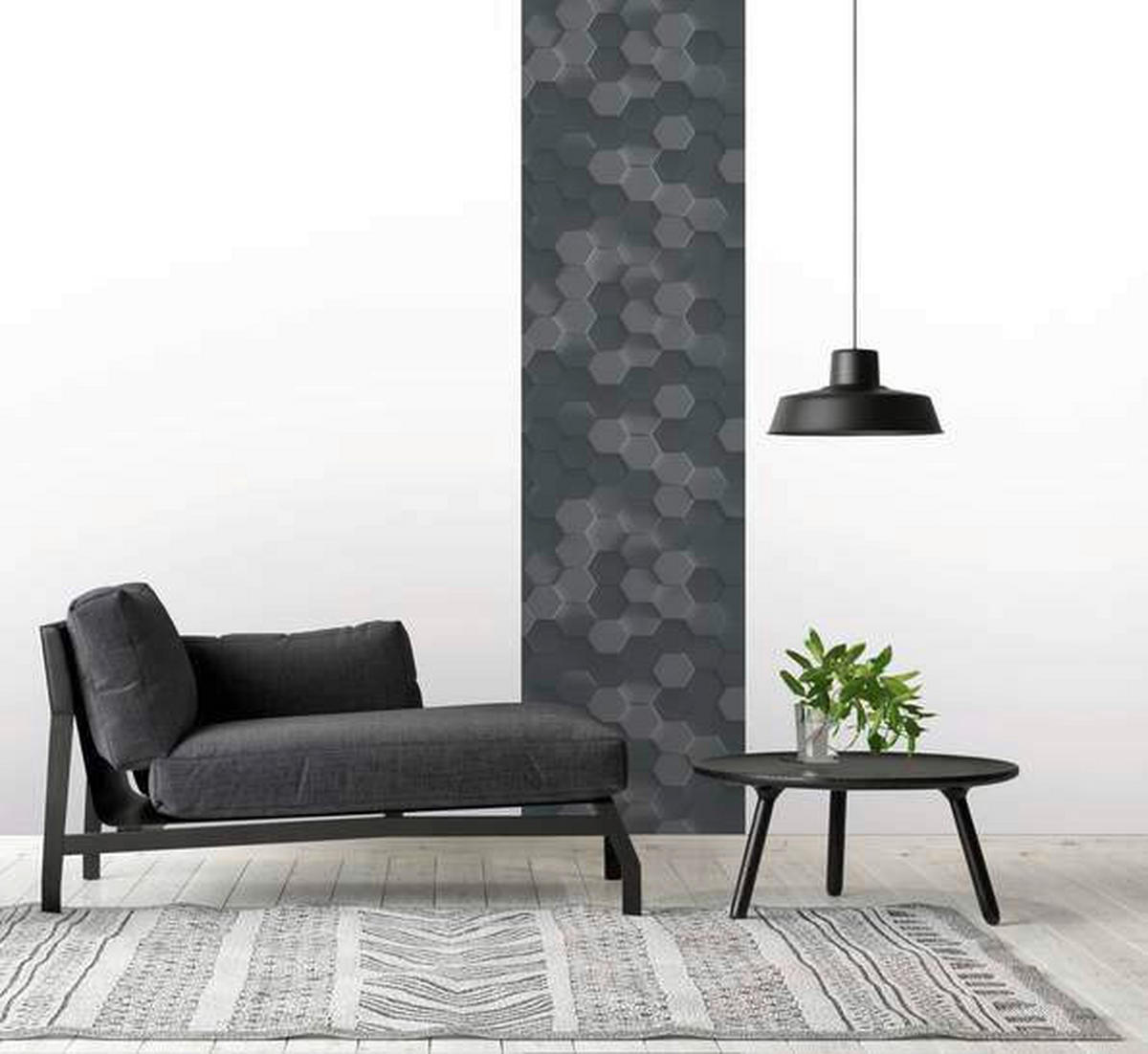 FOTOTAPETE  - Anthrazit, Design, Textil (52/250cm)