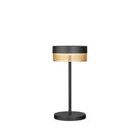 PUNJIVA STONA LAMPA - zlatna/crna, Trendi, metal (14,5/30cm)