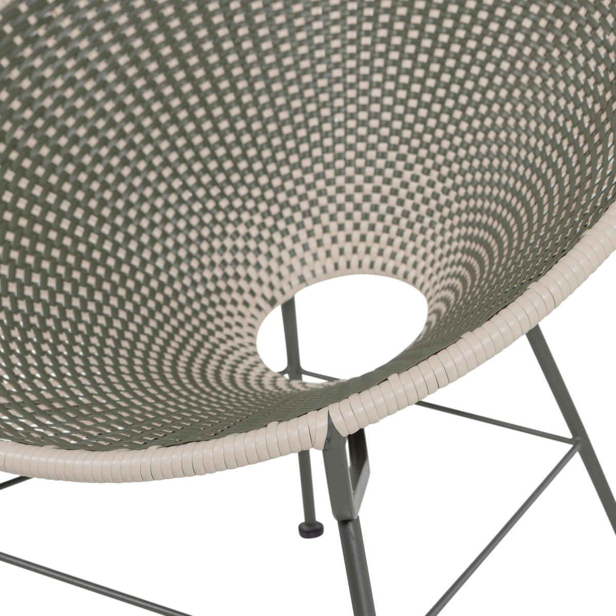 GARTENSESSEL Metall, Kunststoff Grün  - Grün, MODERN, Kunststoff/Metall (73/81/71cm) - Livetastic