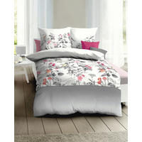 POSTELJNINA Formosa 140/200 cm saten srebrne barve  - srebrne barve, Konvencionalno, tekstil (140/200cm) - Kaeppel