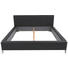 POLSTERBETT 180/200 cm in Schwarz - Alufarben/Schwarz, Design, Leder/Metall (180/200cm) - Joop! POLSTERBETT 180/200 cm in Schwarz - Alufarben/Schwarz, Design, Leder/Metall (180/200cm) - Joop!