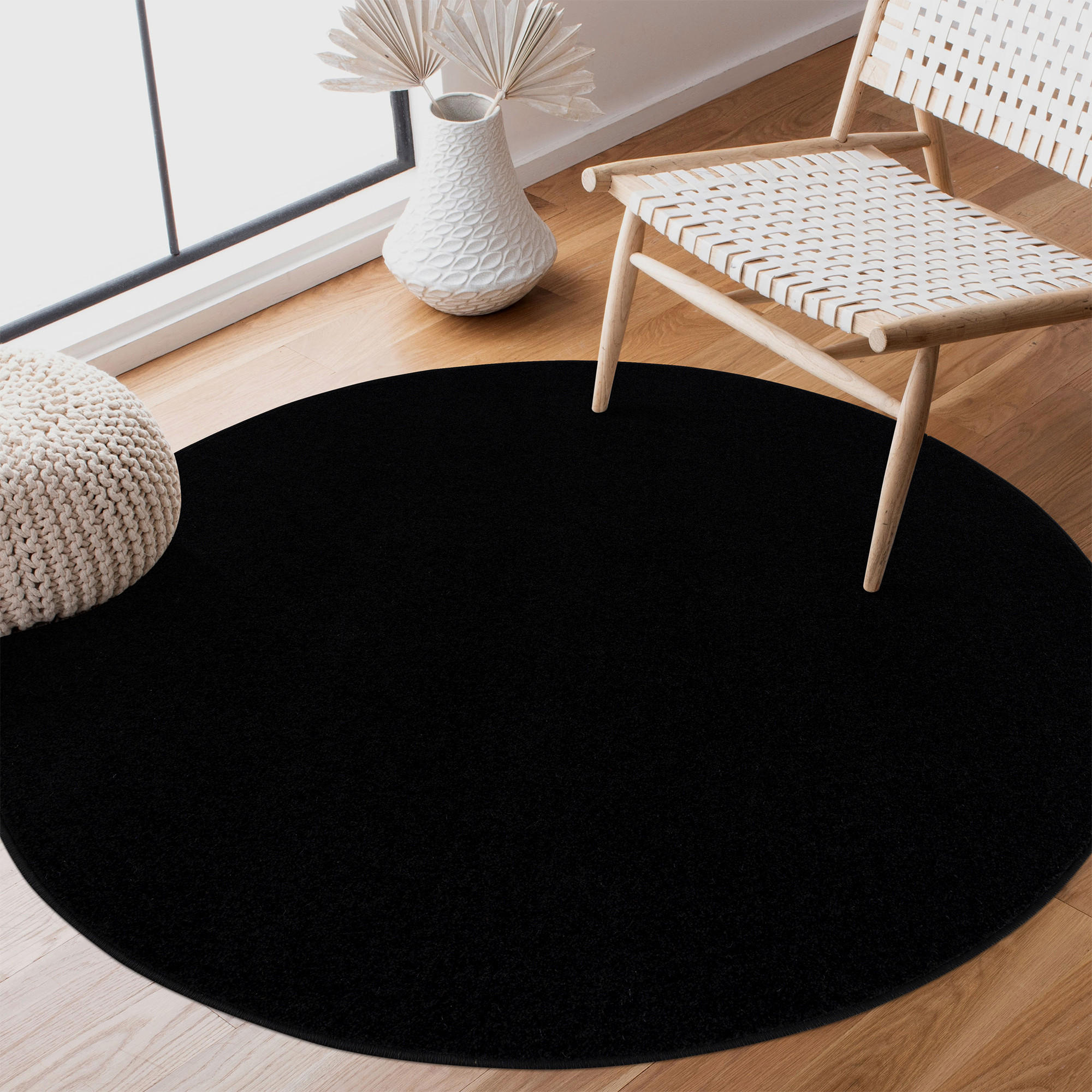 TKANA PREPROGA  Uni      150 cm   tkano  črna  - črna, Trendi, umetna masa/tekstil (150cm)