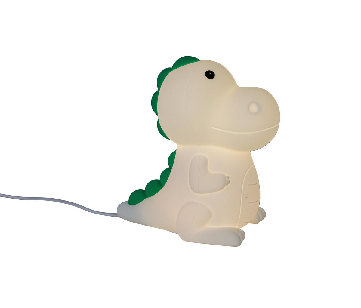 NOĆNO SVETLO - bela, Trendi, plastika (8,5/13,5/13,8cm) - Novel